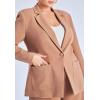 image:imageELOQUII Womens Plus Size The 365 Suit Patch Pocket BlazerBiscuit