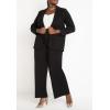 image:imageELOQUII Womens Plus Size The Ultimate Stretch Long One Button BlazerTotally Black