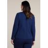 image:imageELOQUII Womens Plus Size The Ultimate Stretch OneButton BlazerMaritime Blue