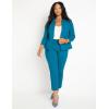 image:imageELOQUII Womens Plus Size The Ultimate Stretch OneButton BlazerMoroccan Blue