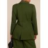 image:imageELOQUII Womens Plus Size The Ultimate Stretch Nipped Waist BlazerDark Forest Green
