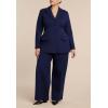 image:imageELOQUII Womens Plus Size The Ultimate Stretch Nipped Waist BlazerMaritime Blue