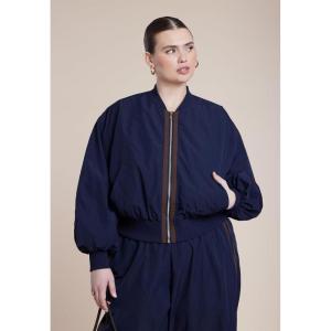 image:imageELOQUII Womens Plus Size Nylon Track Jacket