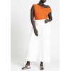 image:imageELOQUII Womens Plus Size Asym Twist Sleeve TopBlack Onyx