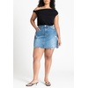 image:imageELOQUII Womens Plus Size Asym Twist Sleeve TopBlack Onyx
