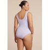 image:imageELOQUII Womens Plus Size Lace Detail Corset One PieceThistle