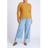image:imageELOQUII Womens Plus Size Bust Stitch SweaterOchre