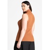 image:imageELOQUII Womens Plus Size Turtleneck Layering SweaterWarm Chestnut