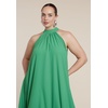 image:imageELOQUII Womens Plus Size High Low Dramatic Ruffle Detail DressMint Green