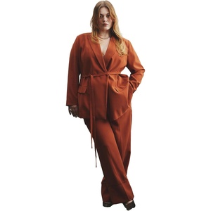 image:imageELOQUII Womens Plus Size Tall Cuff Trouser