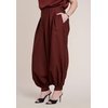 image:imageELOQUII Womens Plus Size Balloon Trouser with PleatsCabernet