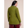 image:imageWomens Plus Size The 365 Semi Stretch Two Button BlazerAvocados