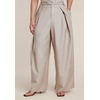 image:imageELOQUII WideLeg Pleated Trouser with Long BeltNeutral