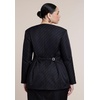 image:imageELOQUII Collarless Strong Shoulder BlazerBlack Onyx
