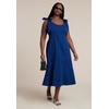image:imageELOQUII Denim Trumpet DressMedium Wash