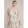 image:imageELOQUII Printed Tie Straps Maxi DressMellow Blooms