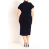 image:imageELOQUII Short Sleeve Sweater DressBlack Onyx