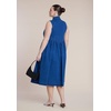 image:imageELOQUII Sleeveless Denim Button Detail DressMedium Wash