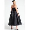 image:imageELOQUII Strapless Organza Midi DressBlack Onyx