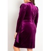 image:imageELOQUII Velvet Mini Dress with Wrap SkirtAventurine