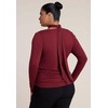 image:imageELOQUII Cowl Neck Scarf TopCabernet