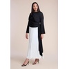 image:imageELOQUII Draped TieWaist TopBlack Onyx