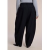 image:imageELOQUII PleatDetail Tailored Barrel PantBlack Onyx