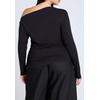image:imageELOQUII Asym Top with TieBlack Onyx