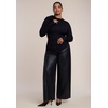 image:imageELOQUII Draped Neck Knit TopBlack Onyx