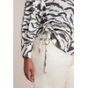 image:imageELOQUII Off The Shoulder Satin TopZebra Ink