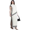 image:imageELOQUII Stripe Detail Sleeveless Mockneck TopFramed