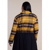 image:imageELOQUII Brushed Plaid JacketChocolate Honey Plaid