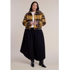 image:imageELOQUII Brushed Plaid JacketChocolate Honey Plaid