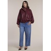 image:imageELOQUII Faux Leather Cocoon JacketCabernet