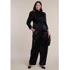 image:imageELOQUII Fitted Satin JacketBlack Onyx
