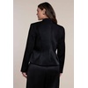 image:imageELOQUII Fitted Satin JacketBlack Onyx