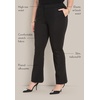image:imageELOQUII The Ultimate Stretch FlareLeg Work PantBlack