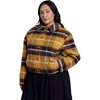 image:imageELOQUII Brushed Plaid JacketChocolate Honey Plaid