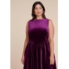 image:imageELOQUII Bubble Hem Velvet DressPickled Beet