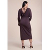 image:imageELOQUII LowBack Jersey Maxi DressRaisin