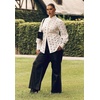 image:imageELOQUII Dot CutOut Button Up TopOptic White