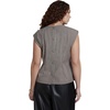 image:imageELOQUII Houndstooth Sleeveless TopBrown Check