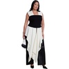 image:imageELOQUII MixedMedia Draped Tube TopBlack Onyx Jet