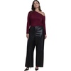 image:imageELOQUII Off The Shoulder Shirred TopTawny Port