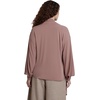 image:imageELOQUII Plunging Scarf Neck TopBurlwood