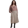 image:imageELOQUII Plunging Scarf Neck TopBurlwood