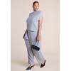 image:imageELOQUII MidRise TaperedLeg TrouserHeather Grey