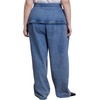 image:imageELOQUII Peplum Seam HighRise JeanVintage Medium Wash