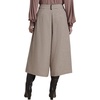 image:imageELOQUII Pleated Houndstooth WideLeg CulottePlaid