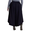 image:imageELOQUII Rounded WideLeg Cropped PantBlack Onyx